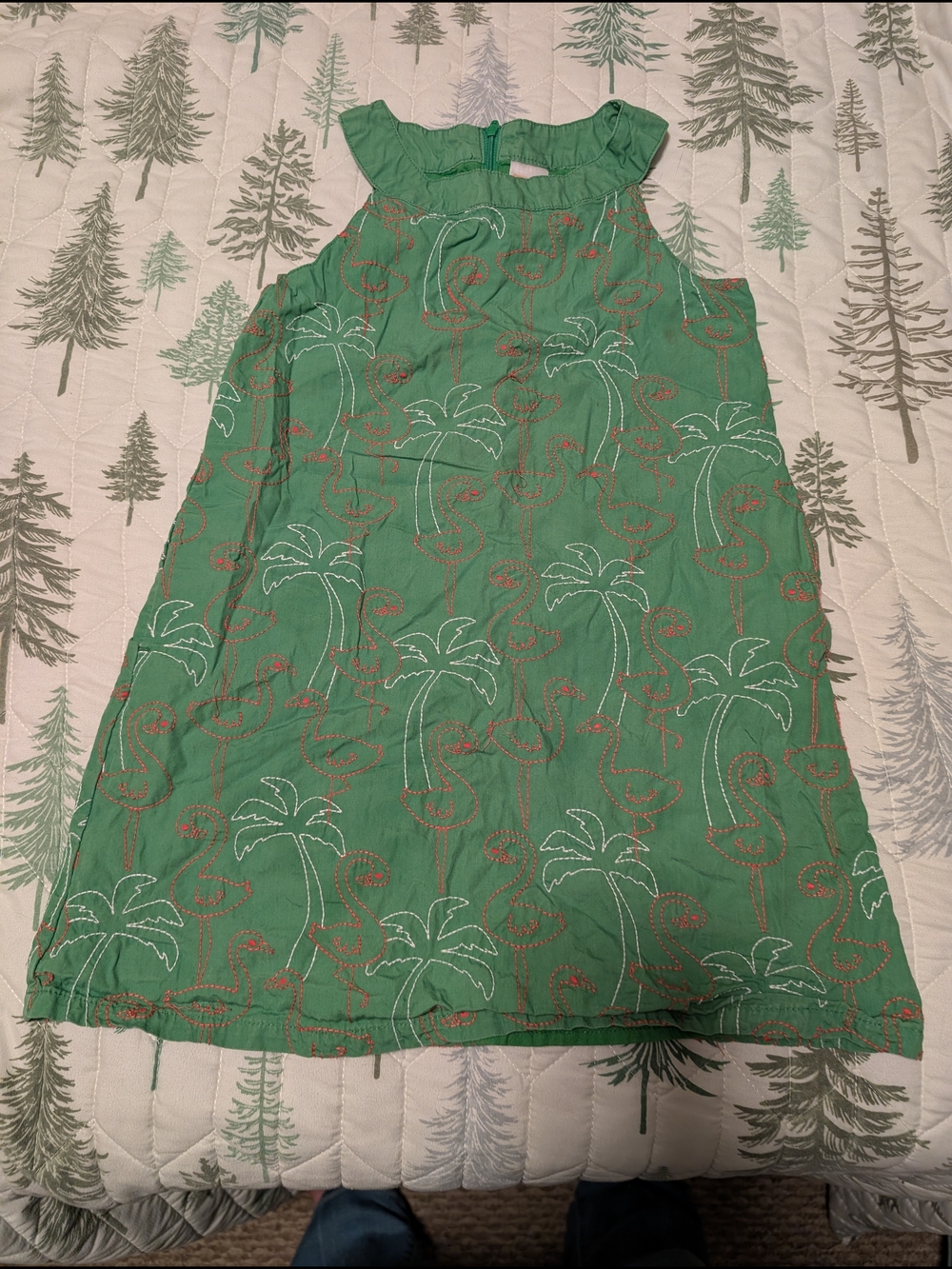 Girls' Embroidered Summer Dress